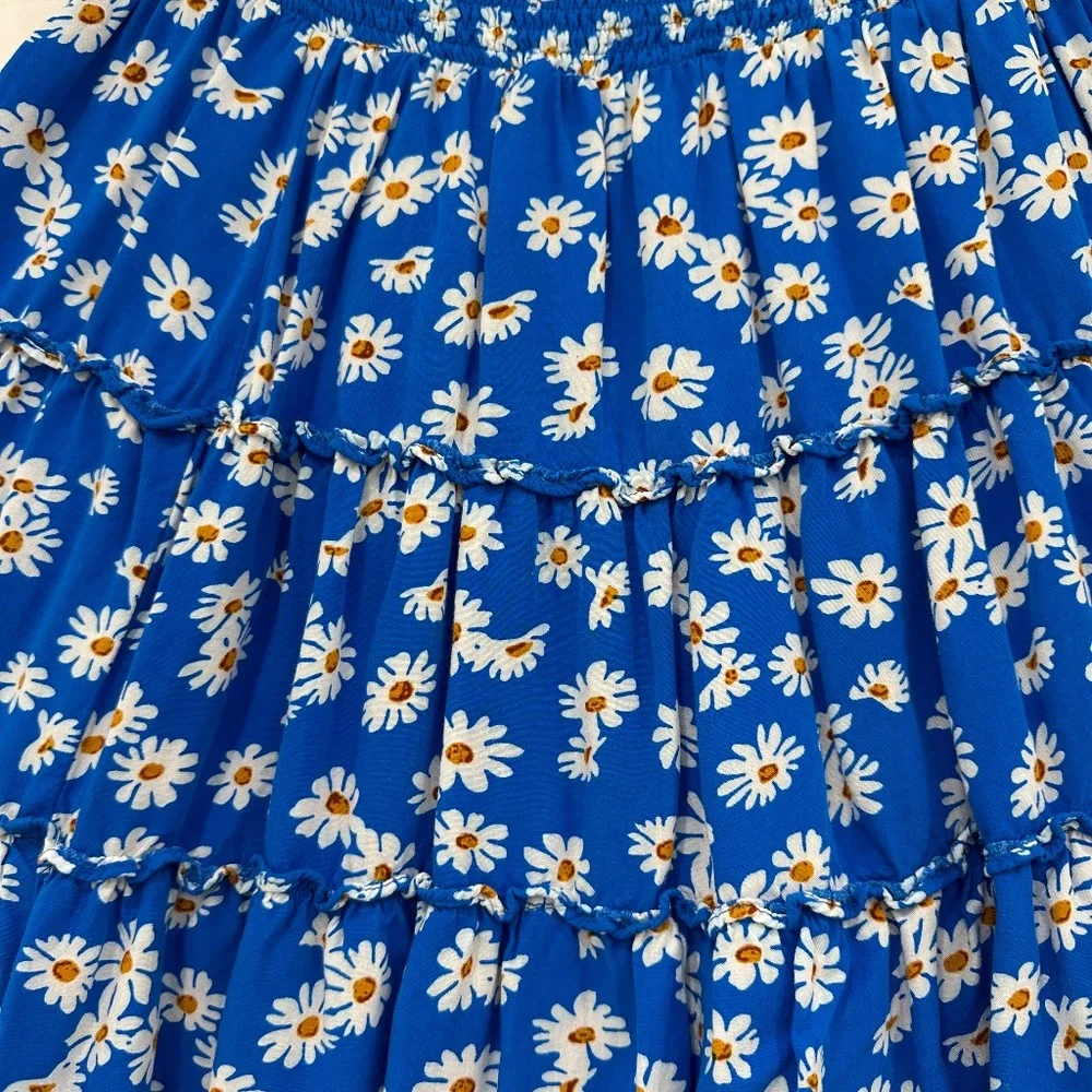 Skies Are Blue Ruffled Skirt - Picture 2 of 6